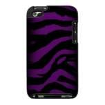 Black and Purple Zebra iPod Case by Designdivaad