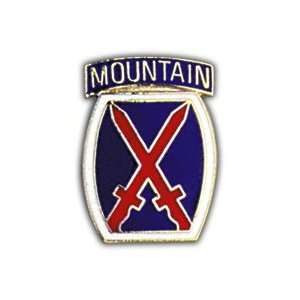  NEW US Army 10th Mountain Division Pin   Ships in 24 hours 