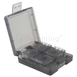 For Nintendo DS Dsi Black 16 in1 Game Card Case Holder Box  