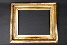 Antique Period Lemon Gold Frame Circa 1830 1850  