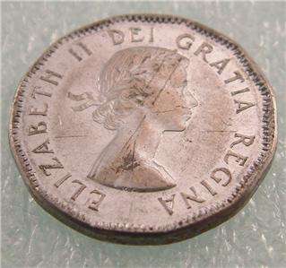 1954 Canada Canadian Nickel 5 Five CENT COIN  