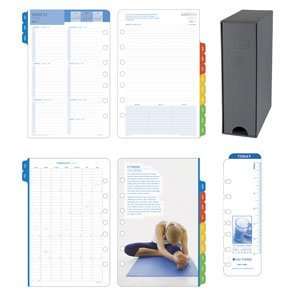  Day Timer Wellness Planner with Storage Set   2 Page Per 