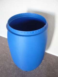 30 gallon Barrel Drum Blue Plastic fuel Watering new Food grade Open 