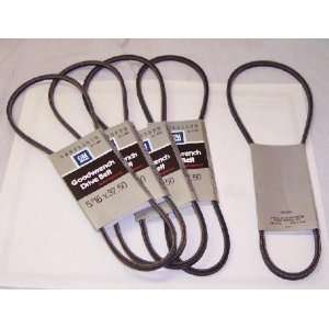  Goodwrench Drive Belts set of 5 Automotive