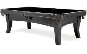 foot POOL TABLE THE SOUTH BEACH in BLACK by BERNER BILLIARDS 