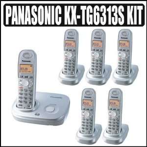   Handsets + 3 Additional Handsets Total Of 6   Panasonic AKXTG6313SK1