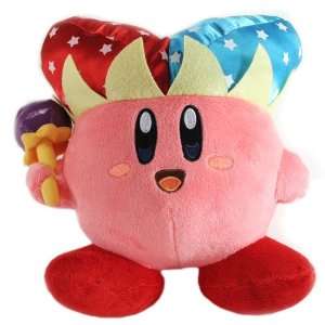  Kirby 9 Adventures Plush   Kirby Jester Cap   Japanese 
