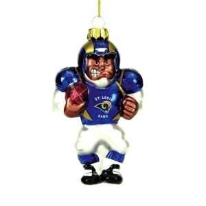   NFL Glass Player Ornament (4 African American)