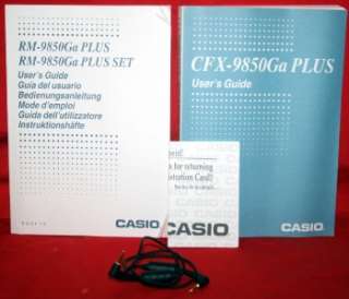 CASIO RM 9850G AND OH 10 WIRELESS PROJECTOR CALCULATOR  