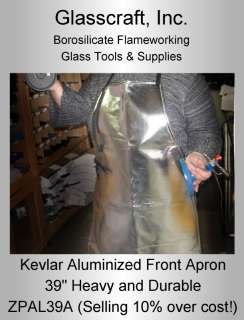   Aluminized 39 Front Apron Glassblowing Boro Lampwork Furnace Hot Shop