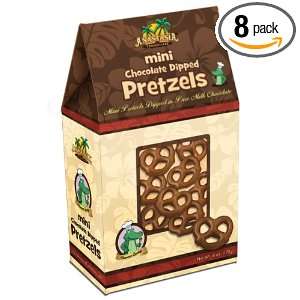 Anastasia Confections Mini Chocolate Dipped Pretzels, 6 Ounces Boxes 
