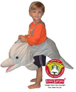 NEW* Kids Safari Wrap n Ride Plush Dolphin Costume  