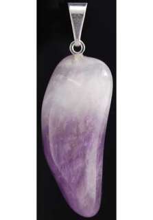 Tumbled Amethyst pendant Pagan Wiccan Witch  
