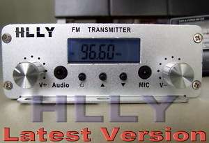 20W FM RADIO STATION TRANSMITTER + Power+ANTENNA Silver  