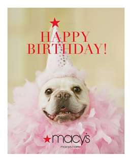 Birthday Bulldog E Gift Card   Birthday   Gifts & Gift Cardss