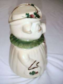 Vintage SHAWNEE Lady Pig Shamrock Cookie Jar~Winnie the Pig  