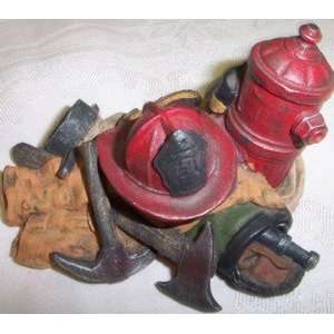   of Antique Fireman Tools & Hydrant Paperweight #44830