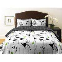  Asian Lily Full Queen Duvet Comforter Bed Bedding Cover Set  