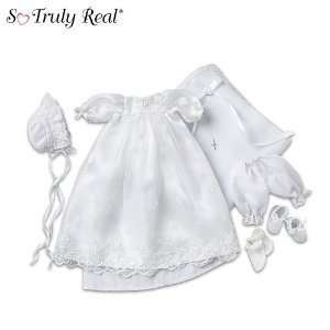 So Truly Real Baby Doll Clothing Christening Ensemble by The Ashton 