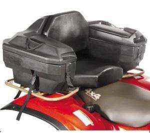 QuadBoss ATV Duo Rear Rack Luggage w Seat Storage Box  