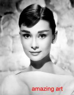 Museum Quality Hand Painted Oil Painting Audrey Hepburn  