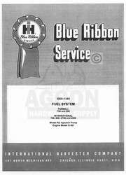 FARMALL 706 806 2706 2806 D 361 RD Fuel System Manual  