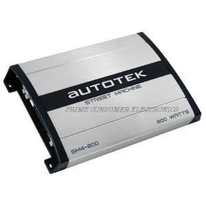  Autotek 4 Channel 800 Watts Street Machine Amplifier 
