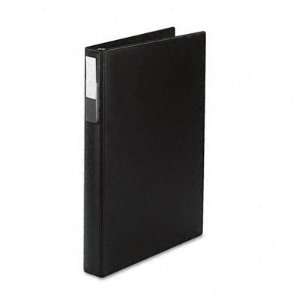  Heavy Duty Binder With 4 Round Rings, 1 Capacity, Black 