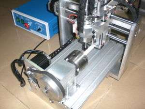 CNC Milling Machine 4 axes XYZ+Rotational 30x20x80cm WorkRange Ball 