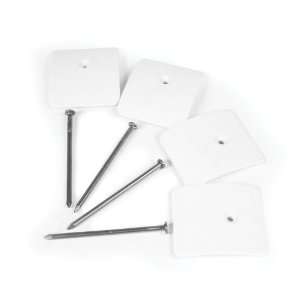  Camco 45631 White RV Awning Mat Anchor   4 Piece 