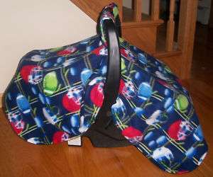 infant carrier carseat cover fleece double layered  