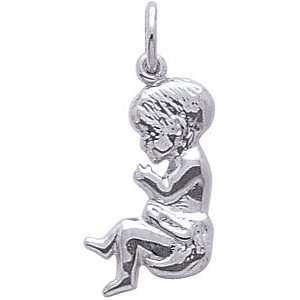  Rembrandt Charms Baby Charm, Sterling Silver Jewelry