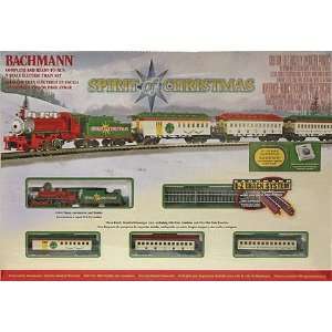    Bachmann N Scale Spirit of Christmas Train Set Toys & Games
