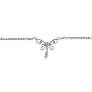  316L Surgical Steel Butterfly Back Belly Chains Jewelry
