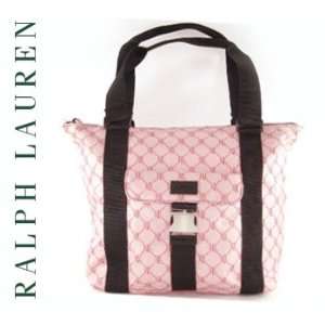  Polo Ralph Lauren Hand Bag Tote Red Pink 