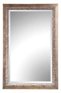  leaf wall mirror this large mirror features a detailed wood frame 