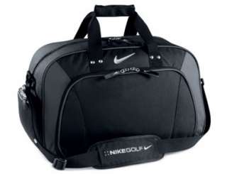 This Nike Club Duffel has dual handles and padded shoulder strap for 
