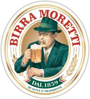 Birra Moretti Beer Brewery Alcohol Car Bumper Sticker Decal 4X5 