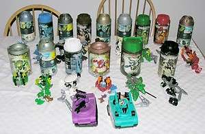 Lego Bionicles 17 Figures in containers 8531 6 8563 8 8571 2 8589 