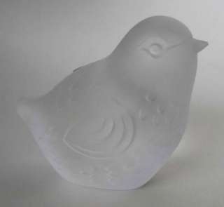 VINTAGE BACCARAT BABY SONG or BLUE BIRD FIGURINE  