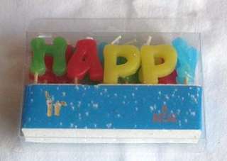 HAPPY BIRTHDAY Letters Candle Great for Cake Decoration  