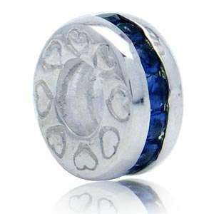 metal sterling silver color sapphire blue gemstone cubic zirconia 