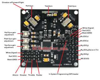 KK Multicopter Black Board V5.5 Quadcopter TriCopter Y6  