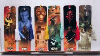 Set of 10 Star Wars Tasseled & Gallery Bookmarks MINT  