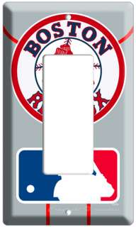  BOSTON RED SOX MLB BASEBALL SINGLE GFI LIGHT SWITCH WALL PLATE COVER 