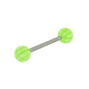 Belly Button Barbell Rings Piercing with Stainless Steel Rod; 16 gauge 