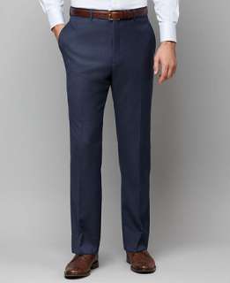 Tommy Hilfiger Pants, Navy Sharkskin Slim Fit   Mens Suits & Suit 