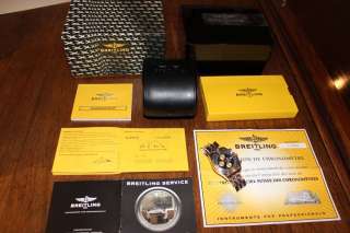 Breitling Chronomat Evolution B13356 18k Gold/Steel Black Arabic Dial 