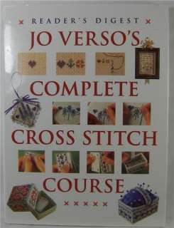 JO VERSOS COMPLETE CROSS STITCH COURSE READERS DIGEST 9780895779434 