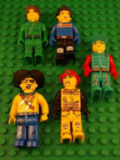 LEGO JUNIOR JACK STONE FIGURES minifigs lot people Pirate Fireman 
